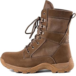 Amazon.es: Marrón - Botas de servicio militar / Calzado de trabajo: Zapatos  y complementos