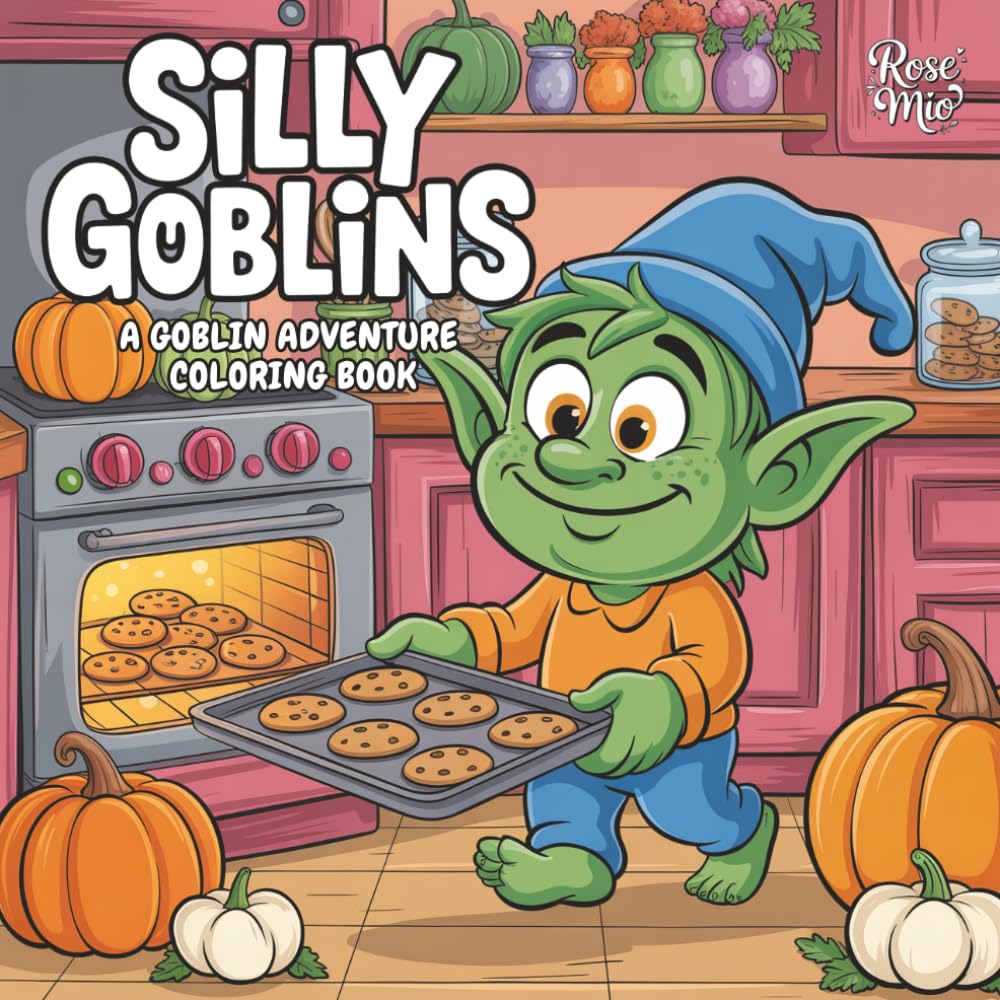 Silly Goblins: A Goblin Adventure Coloring Book