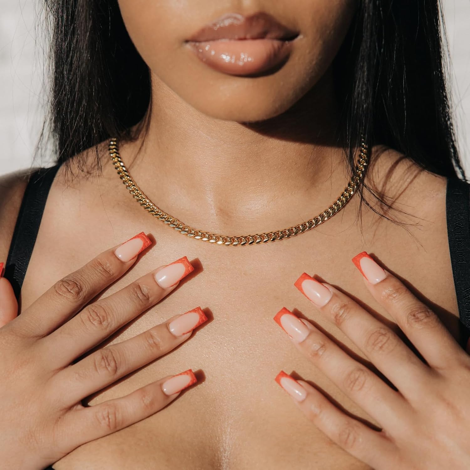 6mm 8mm Miami Cuban Link Chain for Men Women 14K Real Gold Plated 316L Stainless Steel Thick Necklace Choker Hypoallergenic Hip Hop Jewelry with Gift Box - Image 4