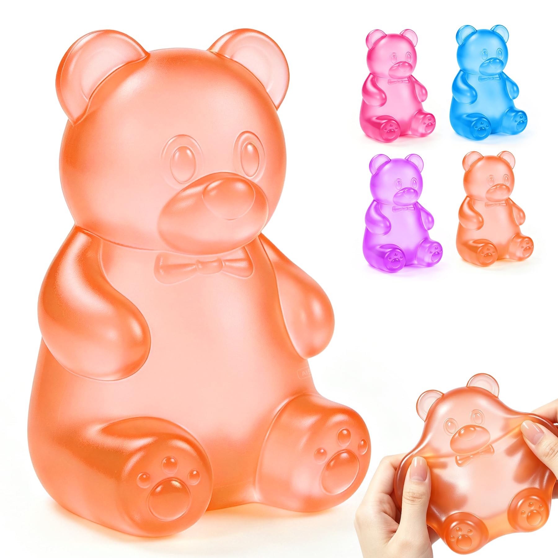 Photo 1 of Bear Squishy Toy, Squeeze Stress Ball for Kids & Adults