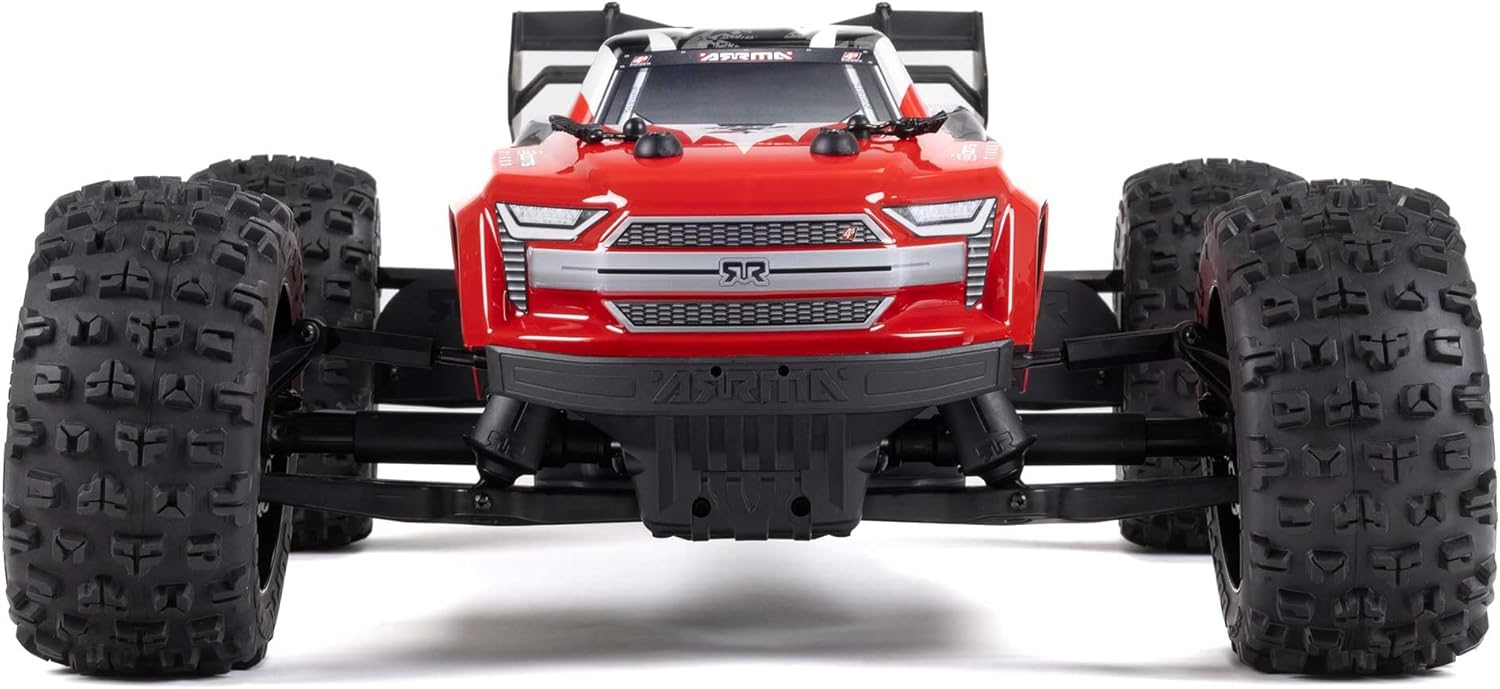ARRMA RC Truck KRATON 4X4 4S BLX 1/10TH 4WD Speed Monster Truck RTR (Battery and Charger Not Included), Red, ARA4408V2T3