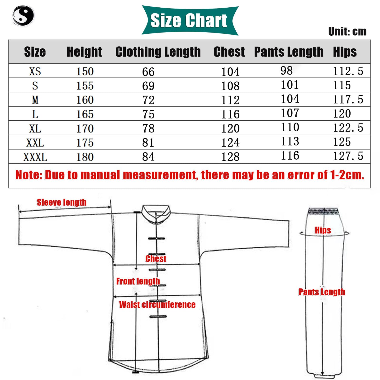 Uniforme de Tai Chi pour Femmes,Femme Homme Vêtements D’Arts Martiaux,Chinois Traditionnel Costume Tang Arts Martiaux,Tenues de Kung Fu,Fluide Et éLéGant,pour méditation Qigong Matinaux