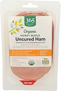 365 Everyday Value, Organic Honey Maple Uncured Ham, 6 oz