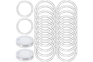 20 Pieces DIY Wind Chime Top Circles