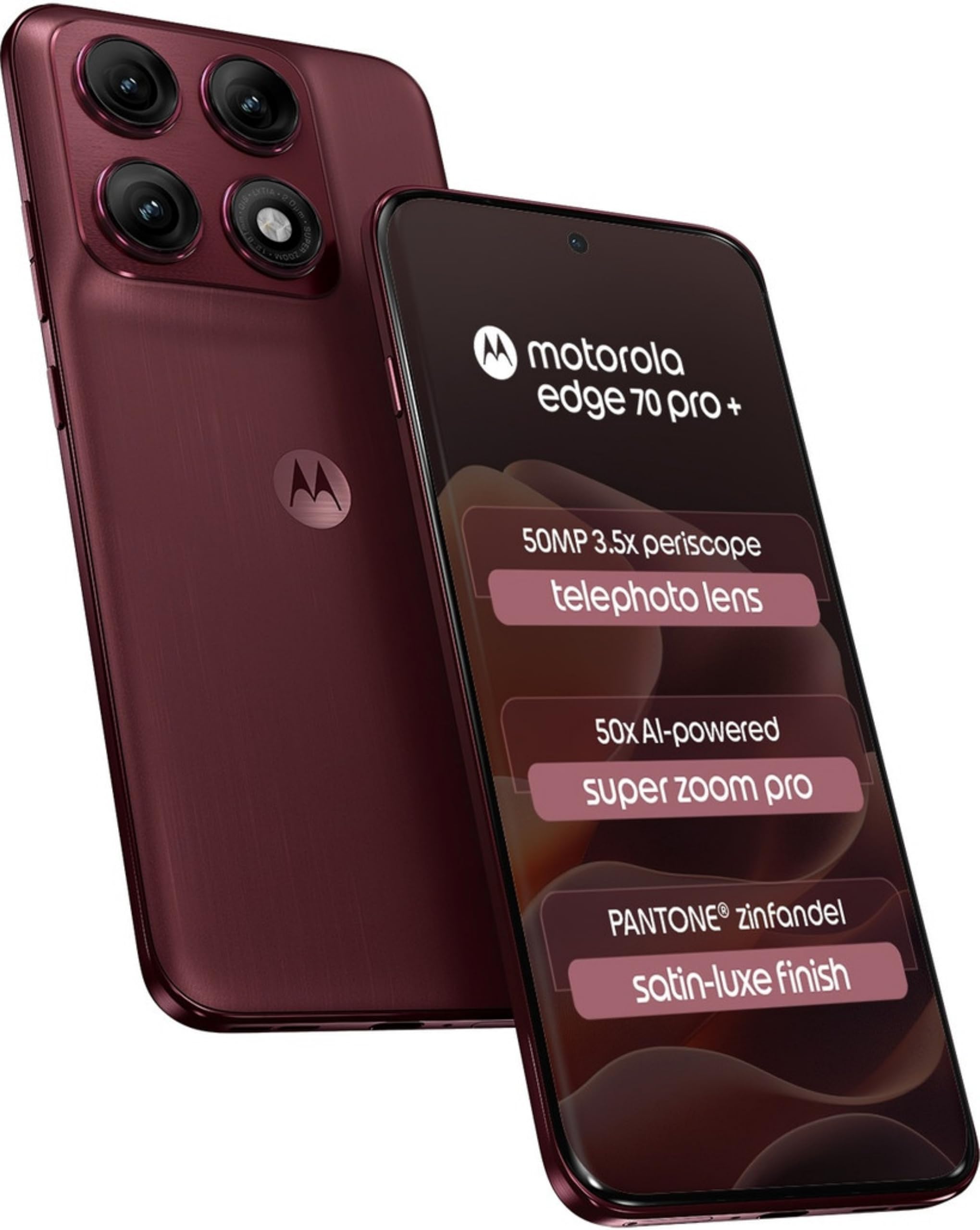 Motorola Edge 70 Pro+ 5G (Pantone Zinfandel, 12GB RAM, 256GB Storage) | 6.8" Extreme AMOLED | 50MP Triple Rear | 50MP Selfie | 6500mAh Battery | 90W + 15W Wireless Charging | Dimensity 8500 Extreme-image-28