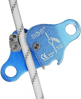 RESQT Climbing Ascender: Lightweight Aluminum-Magnesium Alloy Rope Grab for Rock Climbing, Arborist, Rescue & Fall Protection