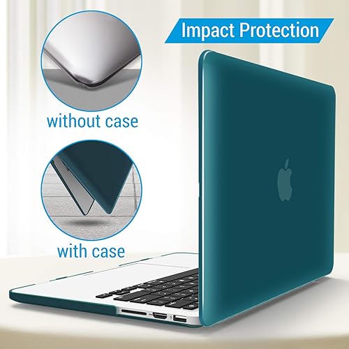 Miniatura 171 de iBenzer – 2 en 1 carcasa de plástico duro y cubierta de teclado para MacBook Pro Retina de 13"/15", Negro