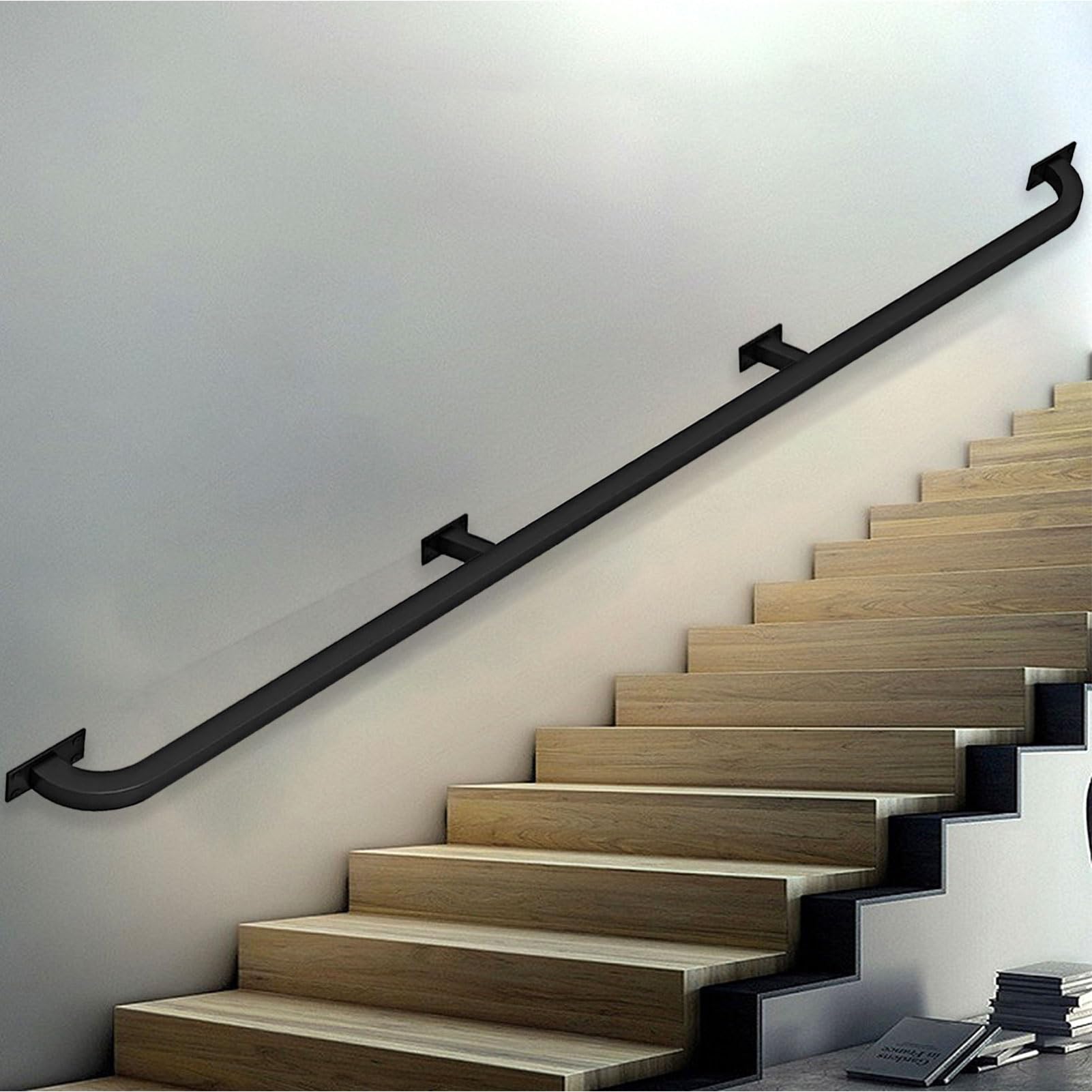 Rails de garde-corps 210 cm avec kit de support de boîtier de montage 60 cm