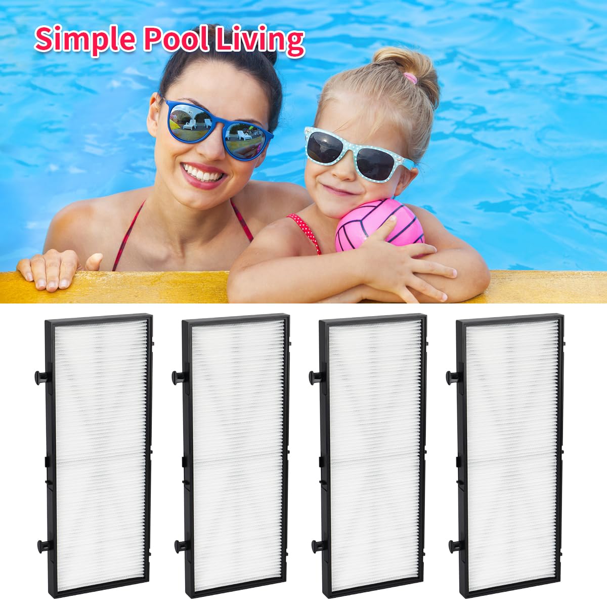4 filtros de limpieza de piscinas compatibles con Dolphin DX3, DX4, DX4S, Supreme M3, Apollo, Apolloa Plus, H50 robot limpiador de piscinas, parte 9991422-R4