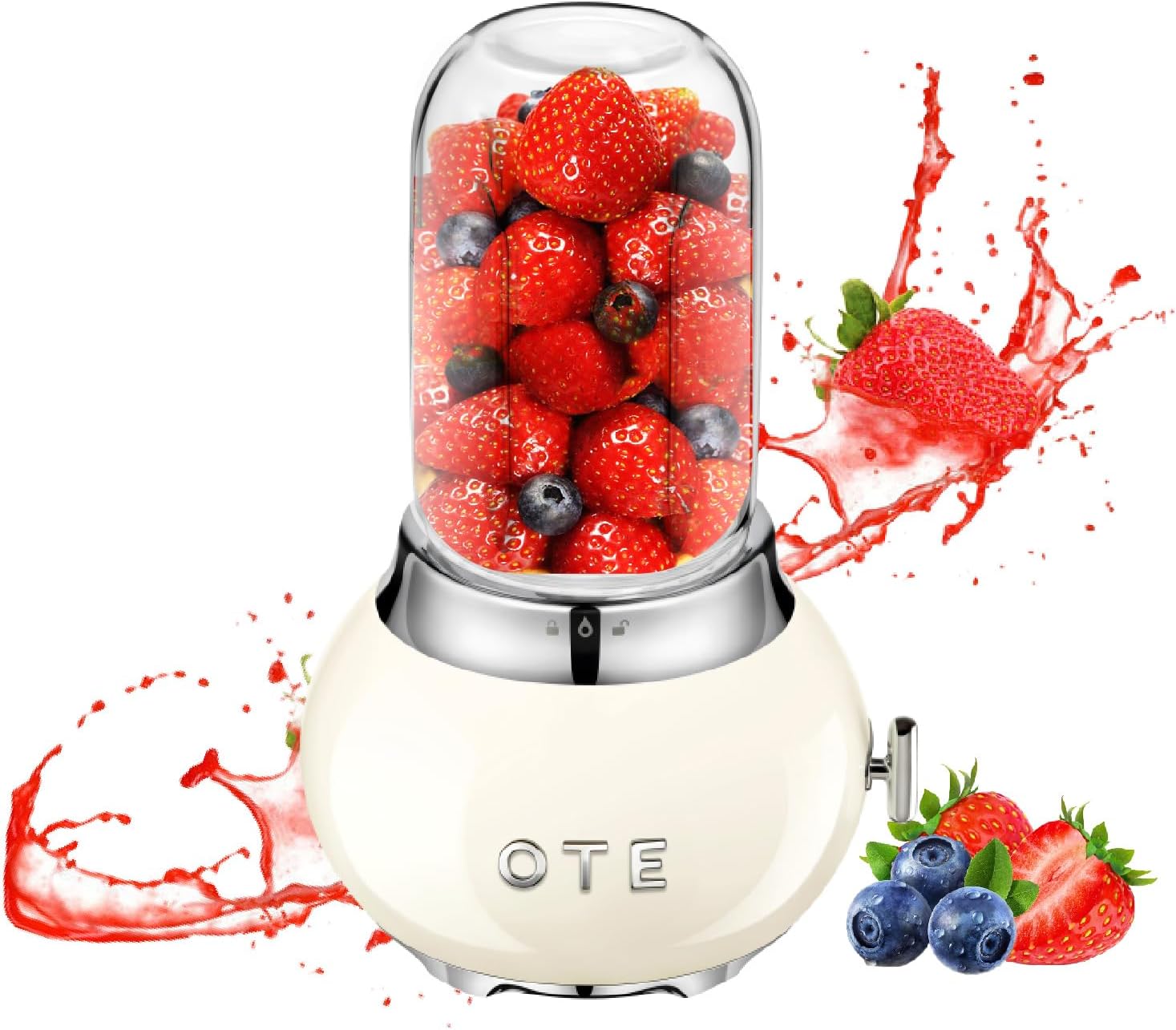 VonShef Blender Smoothie de 1000 W Blender Mixeur Mini Mixeur