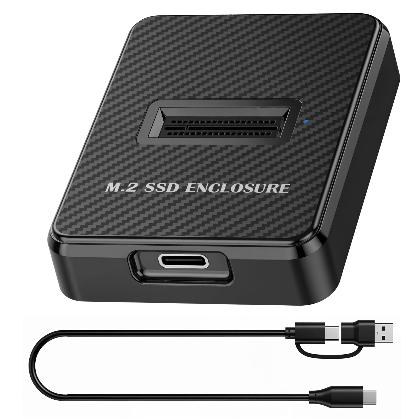 Station d'accueil M.2 NVMe SATA vers USB C 10 Gbit/s, adaptateur lecteur SSD externe pour clés M B+M 2280 2260 2242 2230