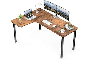 Eureka Ergonomic L Shaped 61" Computer Desk Gaming Office Writing Study Table