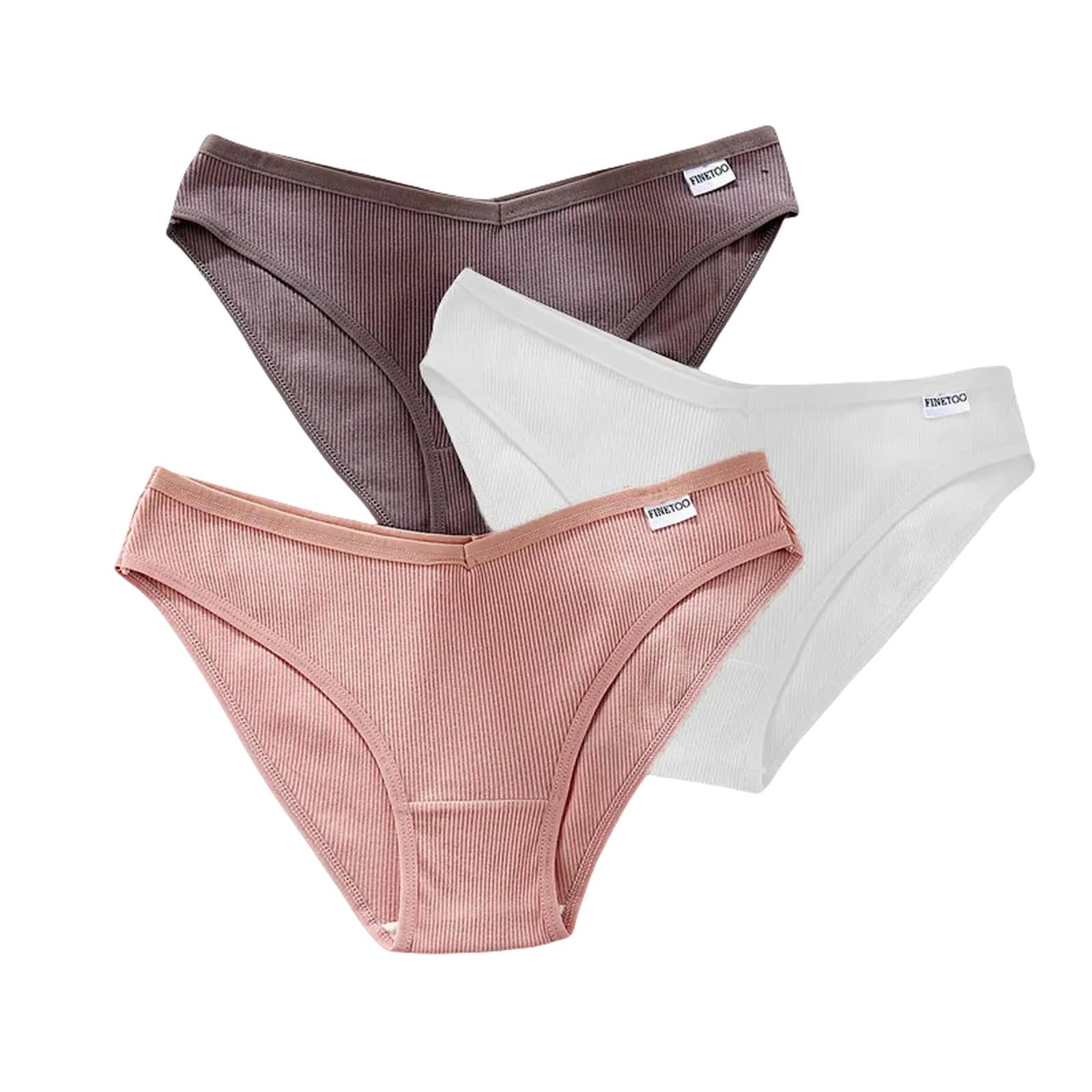 Mutande Donna Cotone Mutandine di Cotone Femminile V Vita Biancheria Intima Plus Size Briefs Ladies Bassa Riduzione delle Mutandine Comode Mutandine Lingerie-Set 20-m
