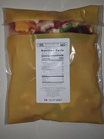 Bayside Candy Jelly Filled Gummy Turtles - Turtles Gummy Candy - Jelly Filled Turtles Gummy Candy (1LB)