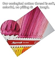 Vista 3 de Awesocrafts Kits de punto de cruz, patrones estampados Golden Age de 11 quilates, fácil punto de cruz, suministros de costura para bordar