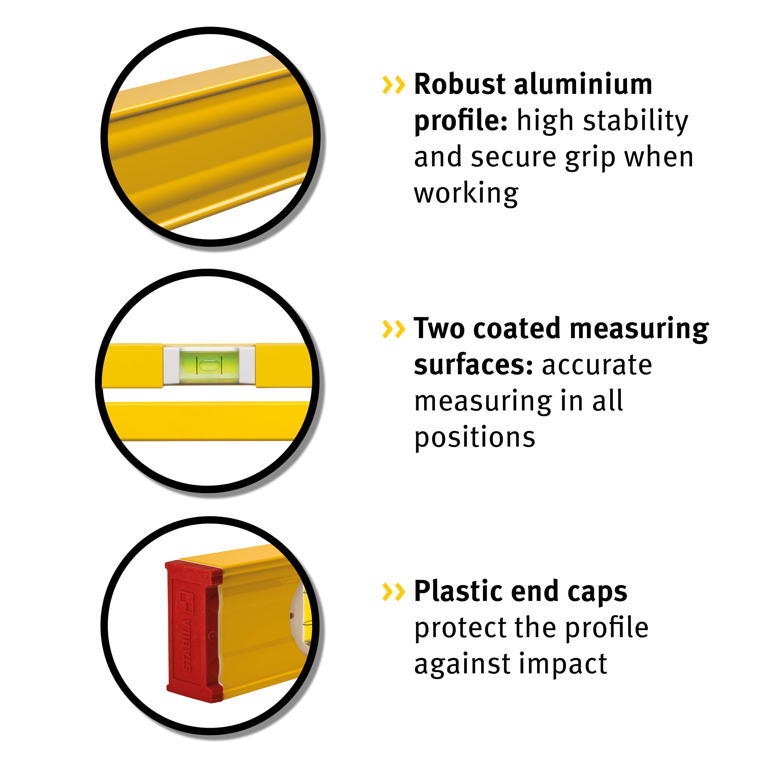 Sustiprintas Gulsčiukas STABILA 80 AS-2 80 Cm