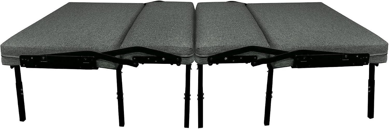 RecPro RV 38" Wall Mount Rollover Dinette Booth with Adjustable Legs (Fossil)