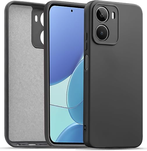Hupshy Back Cover for Redmi 15A 5G | Soft Micro-Fibre Lining Inside | Camera Protection Bump | Shockproof Back Cover Case ...
