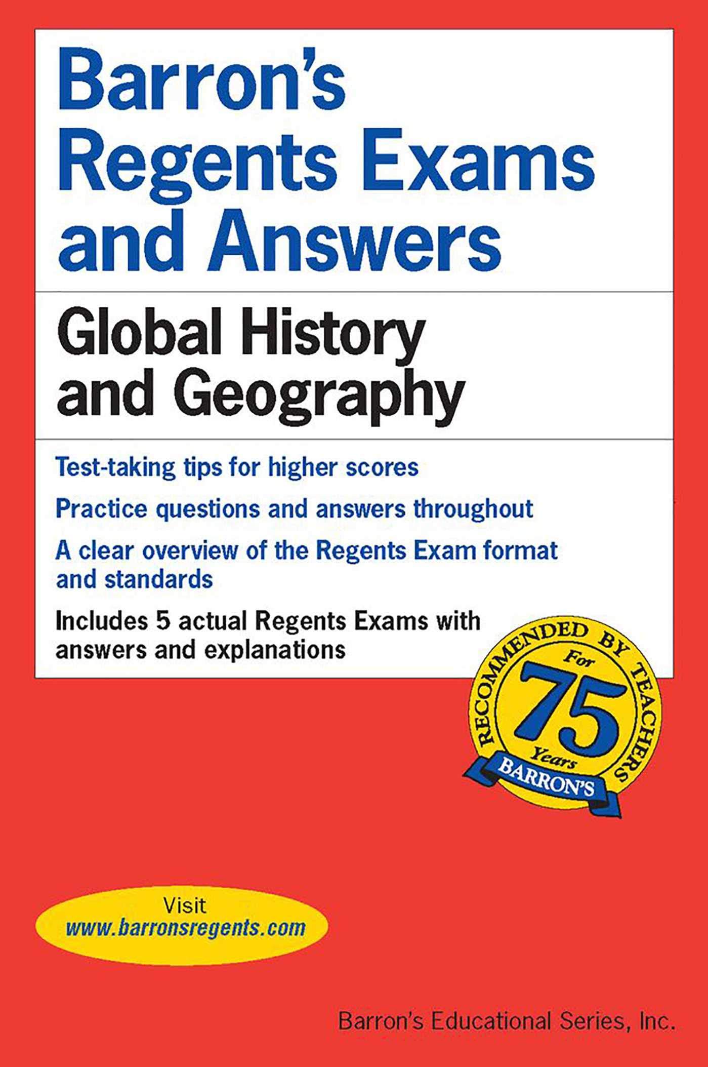 Global History and Geography (Barron's Regents Exams and Answers Books)