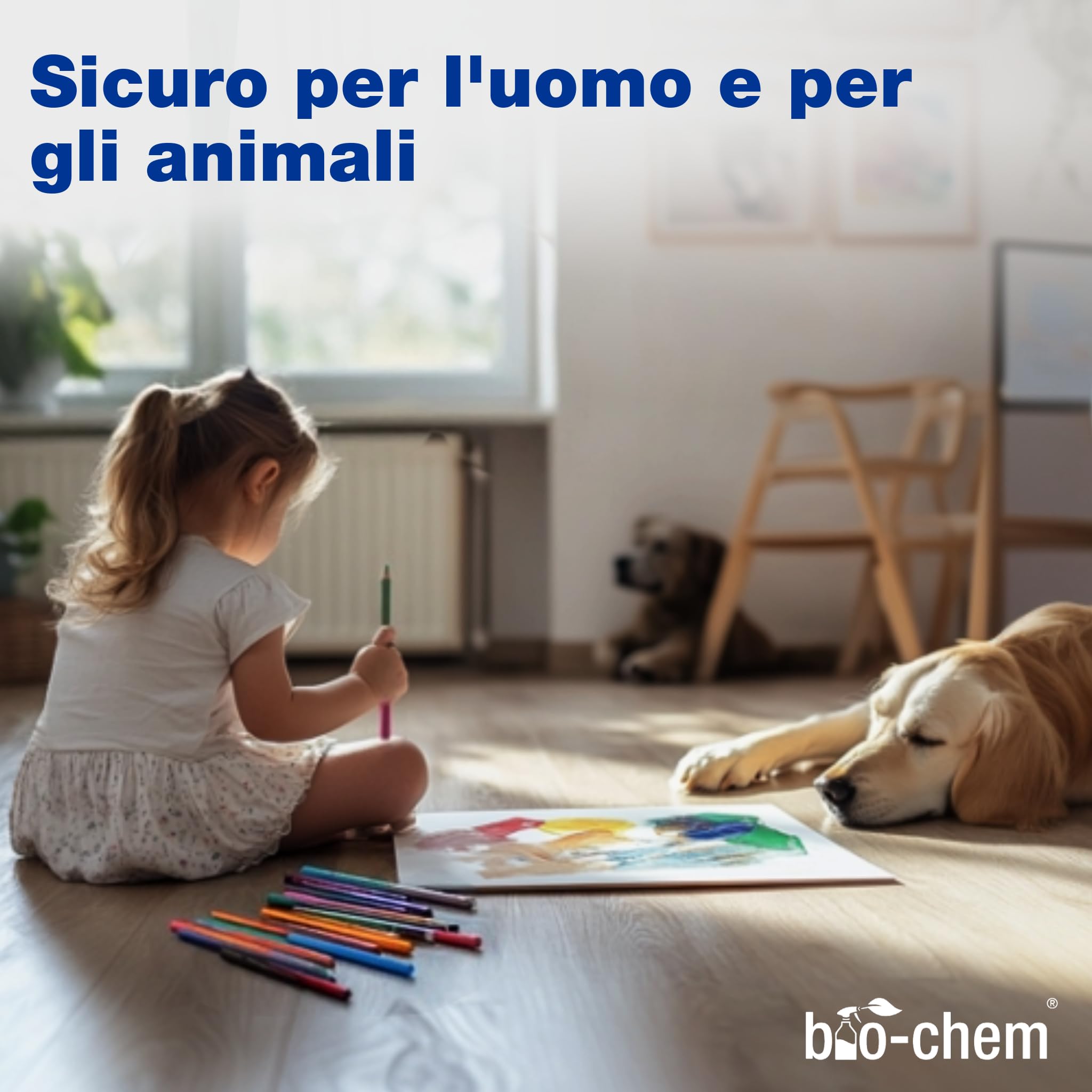 bio-chem - Detergente per pavimenti per Robot Hoover 0,75L + Bicchiere di misurazione - Detergente economico ed ecologico per Robot Hoover e Robot Cleaner Tutte le marche