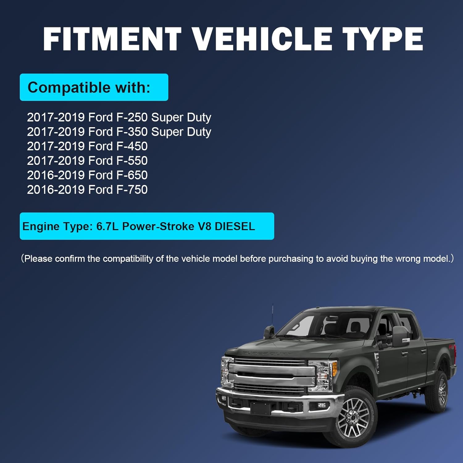 FC3Z-6A785-F Air Oil Separator Assembly Compatible with Ford F250 F350 F450 F550 Super Duty F650 F750 2017-2019 6.7L Powerstroke Diesel PCV CCV Vent Valve Engine Crankcase