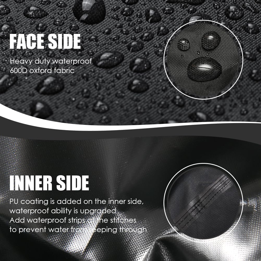 RV Air Conditioner Cover for Coleman Mach I II III Mach 3 Plus Compatible with Dometic Brisk II Waterproof RV AC Cover Camper Trailer Air Conditioner Cover