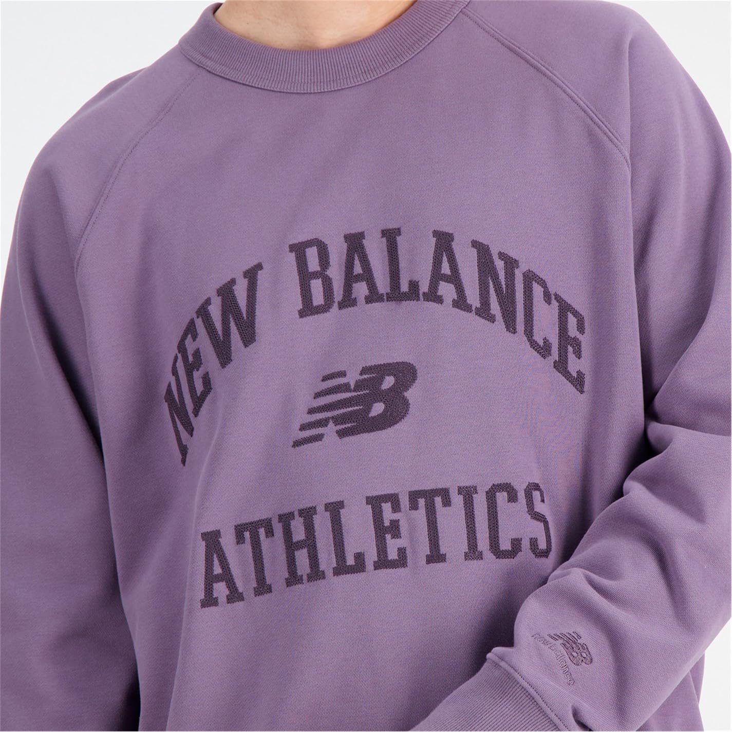 New Balance Damski sweter Varsity z okrągłym dekoltem Shadow (515) L, Cień (515), L