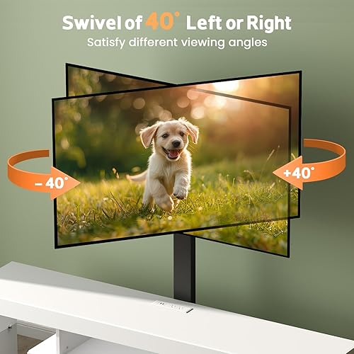 Miniatura 3 de Soporte de TV con soporte de 75 pulgadas, soporte de TV LED con toma de corriente y cajones, centro de entretenimiento moderno con soporte para sala