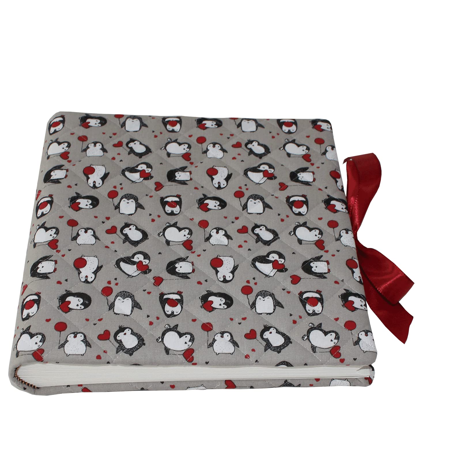 Álbum de fotos infantil con diseño de pingüino (250 x 270 mm, 76 páginas, sin predisposición para niños)