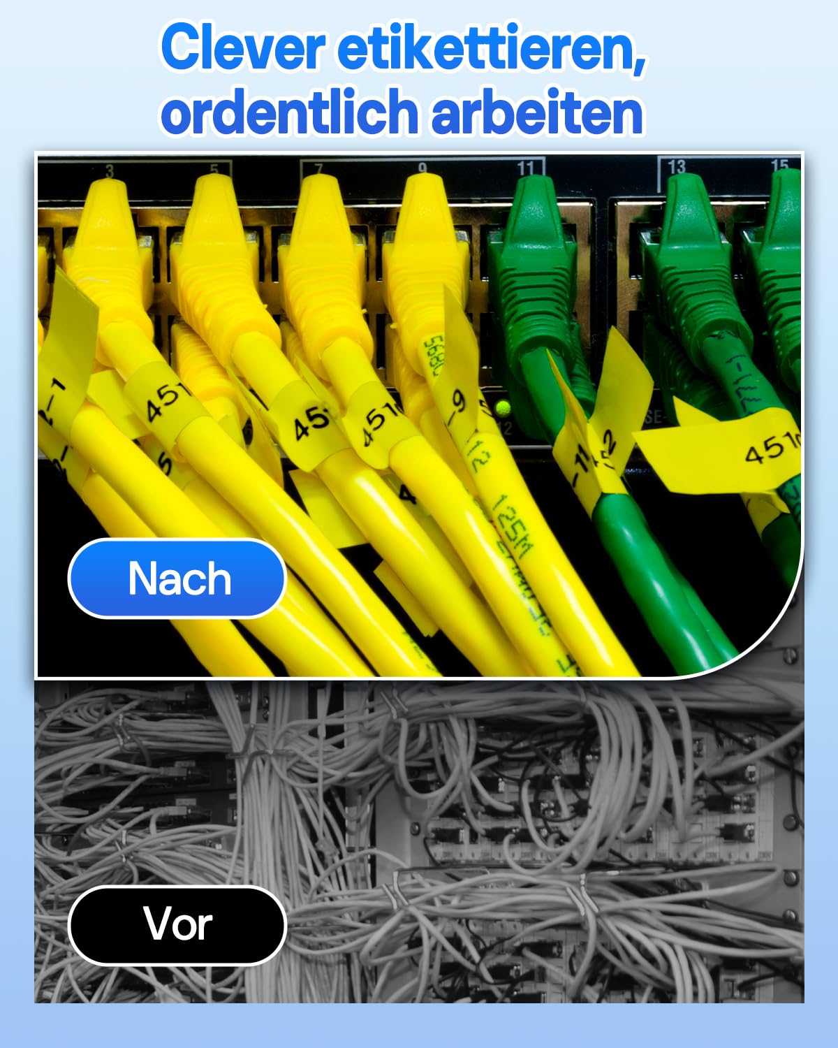 Cruxer 200er-Pack Kompatibel mit Ptouch TZeFX631 12 mm Schwarz auf Gelb | TZeFX631 Flexible ID laminiertes Etikettenband Ersatz für Ptouch PT-H110 H100 H105 P300BT E110 D200 Etikettendrucker