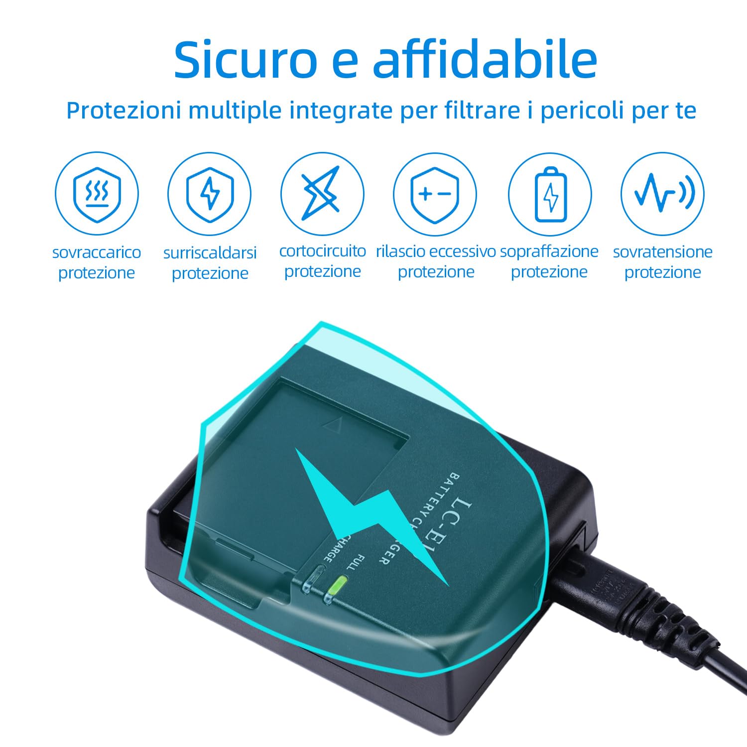YUEFANSHEN LP-E10 LC-E10C LC-E10 LC-E10E Fotocamera Compatibile Con Canon EOS Rebel T7, T6, T5, T3, T100, EOS 4000d, 3000d, 2000d, 1500d, 1300d, 1200d, 1100d, 1100d, 1500d, 1300d, 1100dkiss E Di Più