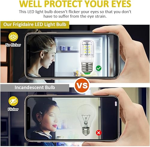 Miniatura 5 de Bombilla LED 5304511738 Reemplazo del refrigerador PS12364857 AP6278388 458444 KEI D34L Refrigerador Bombilla LED para Frigidaire Electrolux Kenmore