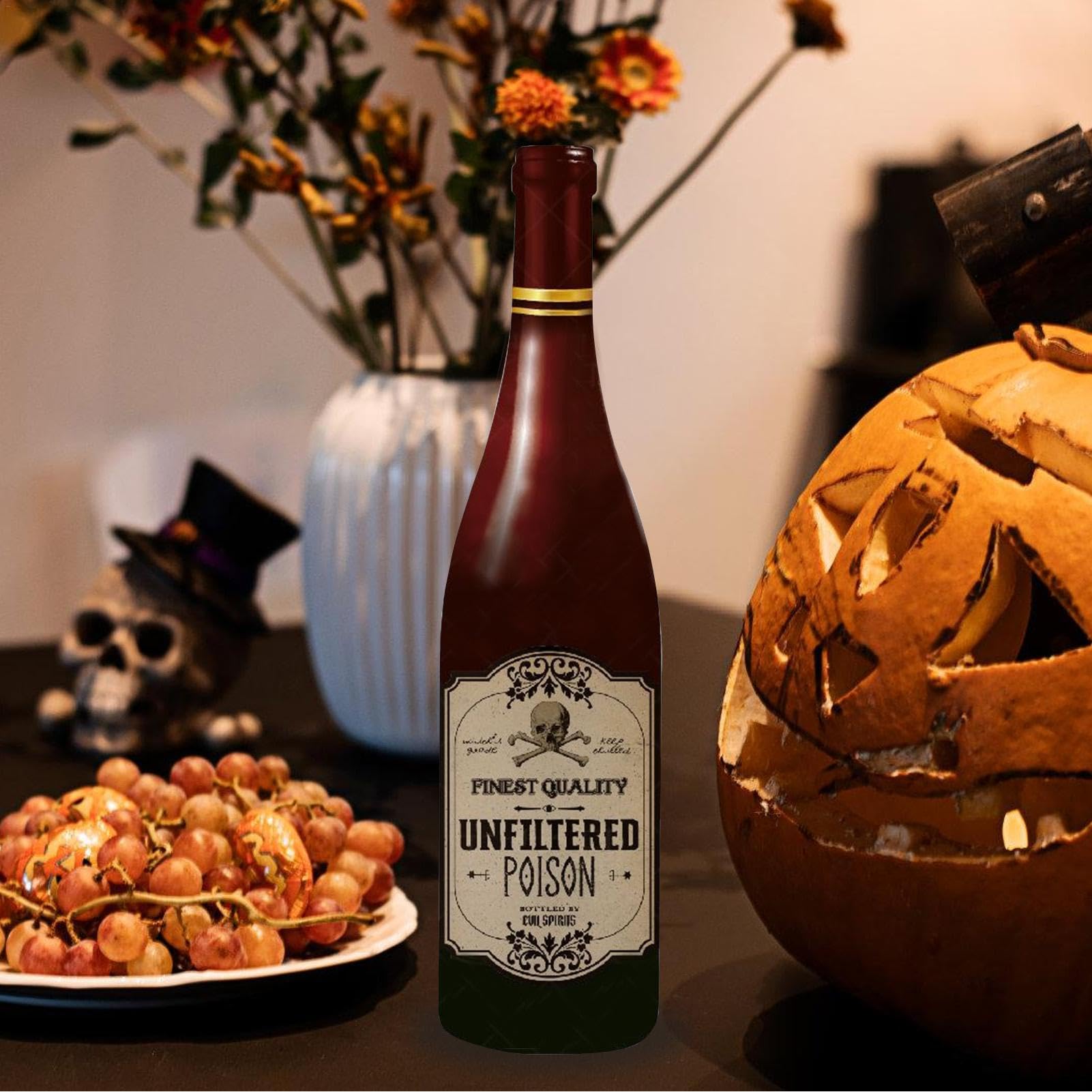 Personalisiertes Wodka-Etikett – Individuelles Rezept-Etikett, Kratzfester Aufkleber