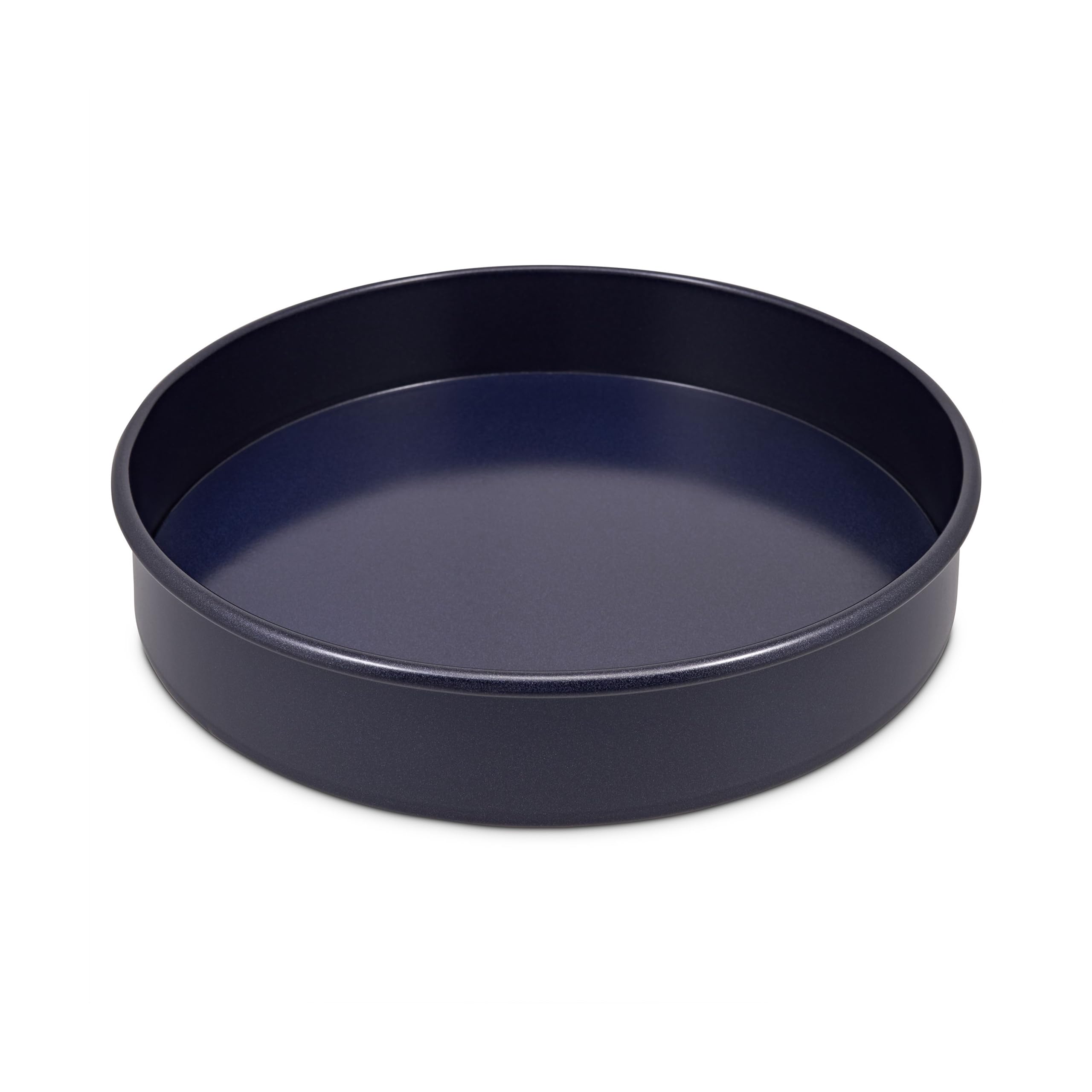 Zyliss E980196 Non-Stick Loose Base Round Sandwich Tin | 23cm/9in | Carbon Steel | Dark Blue | Cake Tin/Baking Tin/Bakeware/Cake Mould | Dishwasher