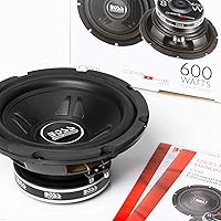 Vista 6 de BOSS Audio Systems CXX8 - Subwoofer para automóvil de 8 pulgadas, 600 vatios de potencia máxima, bobina de voz individual de 4 ohmios, fácil