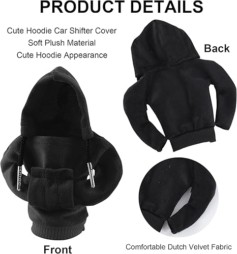 Miniatura 2 de Funda para palanca de cambios de automóvil, funda con capucha para decoración de automóvil, cubierta de palanca de cambios de ajuste universal,