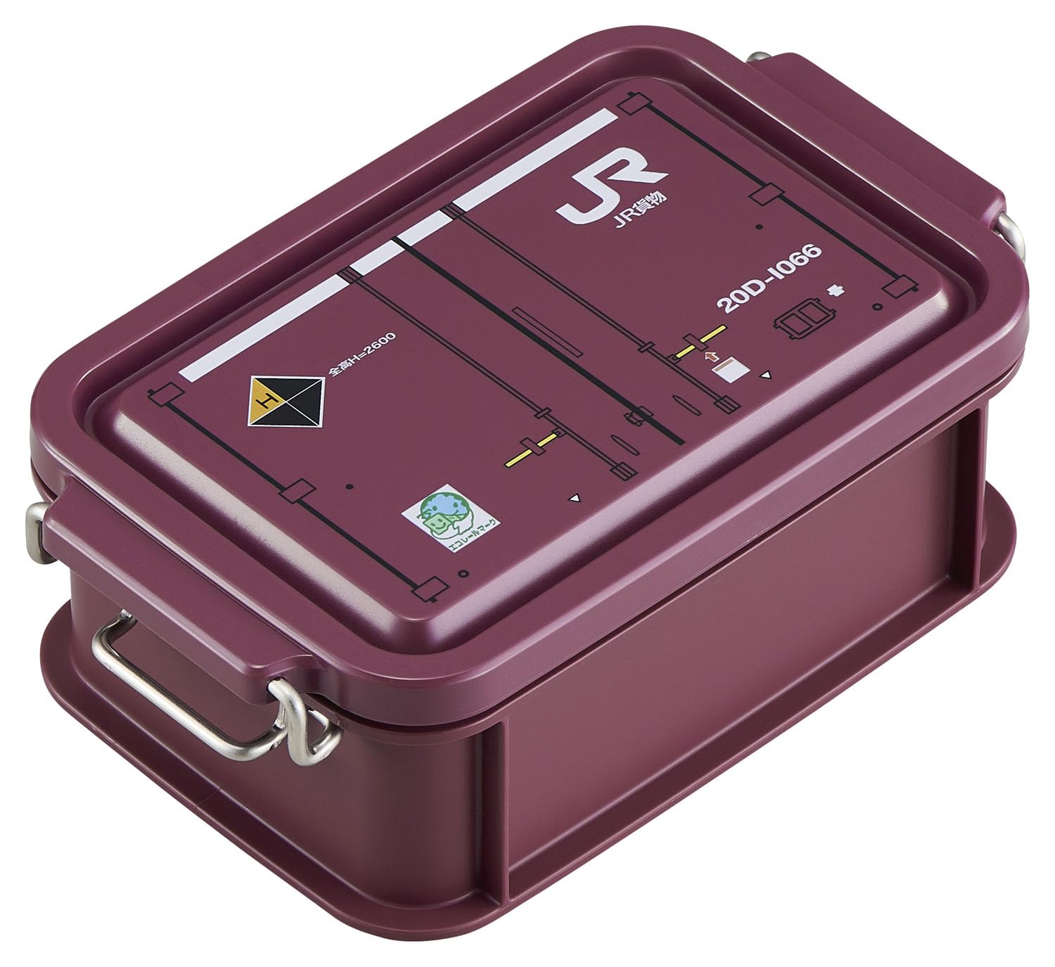 JR貨物筆箱と弁当箱 Amazon｜OSK 弁当箱 コンテナランチボックス JR貨物 エンジ