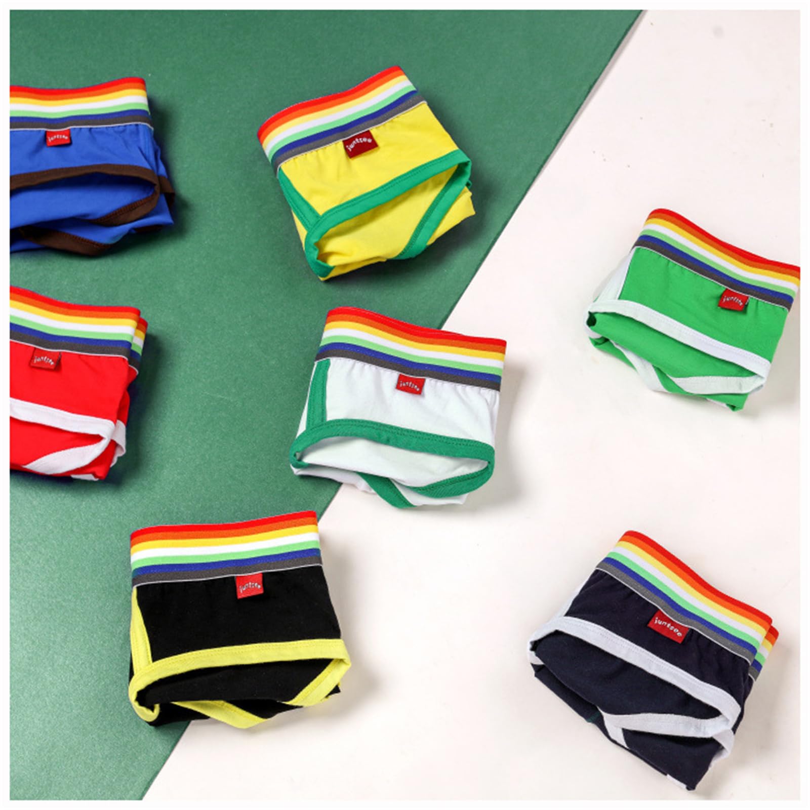 Slip Uomo 3 Pacchetti Arcobaleno Biancheria Intima Maschile Cotone Traspirante per Uomini da Uomo alla Moda Biancheria Intima