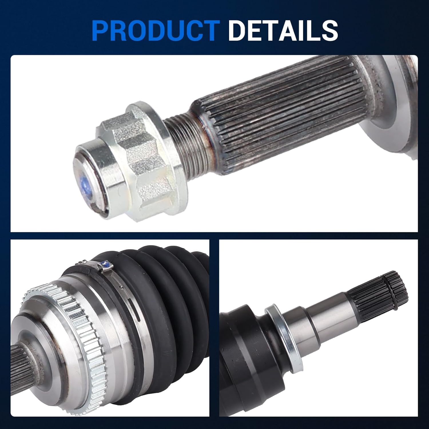 Autoround 665228 CV Axle Shaft Assembly Compatible with Toyota Corolla 2009-2018/ Matrix 2003-2014, Pontiac Vibe 2003-2010, Front Left Driver Side