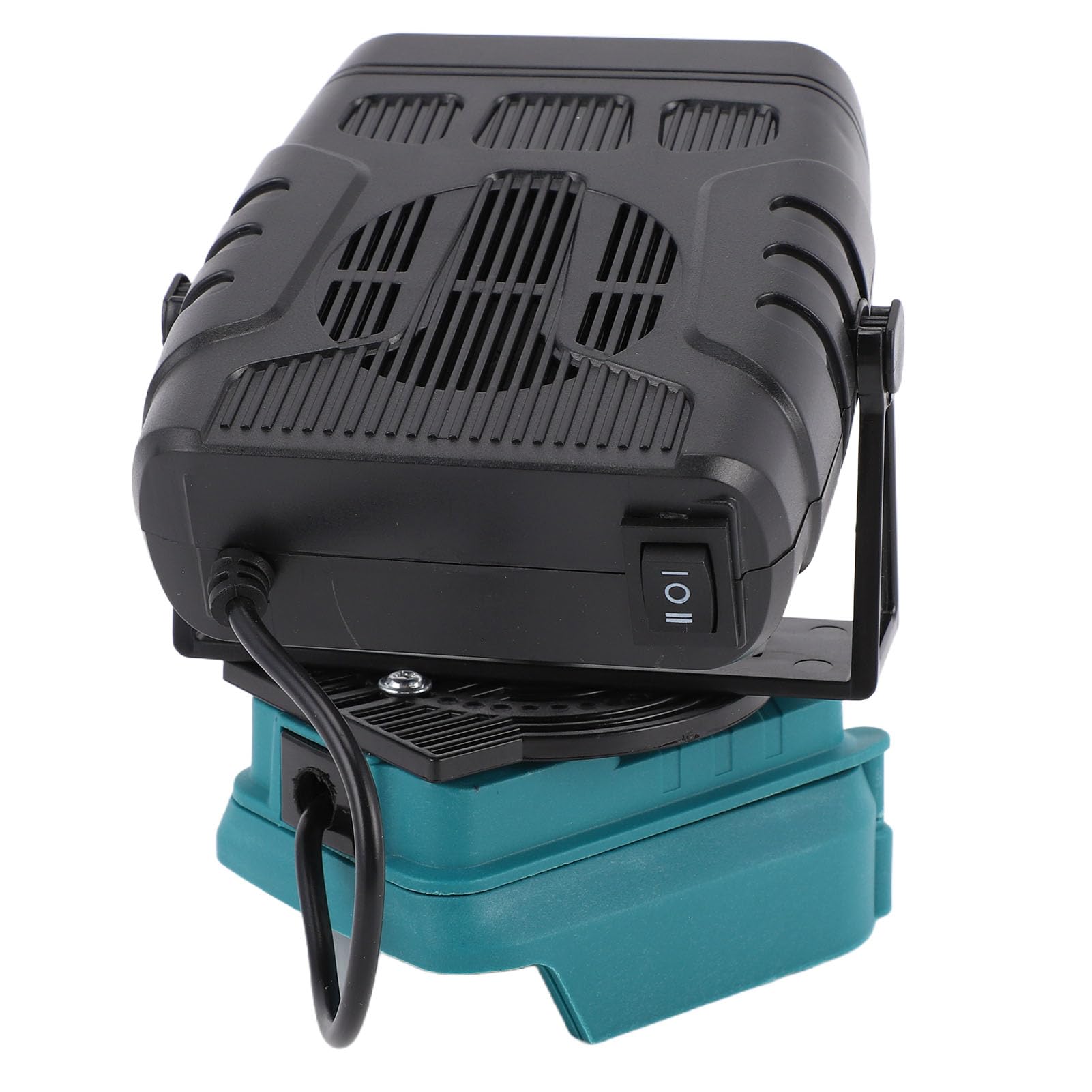 Asixxsix Riscaldatore per Auto, Riscaldatore Elettrico Alimentato a Batteria d a 200 W e Sbrinatore Portatile con 2 Impostazioni di Temperatura e 2 Uscite USB, Piccolo Riscaldatore per