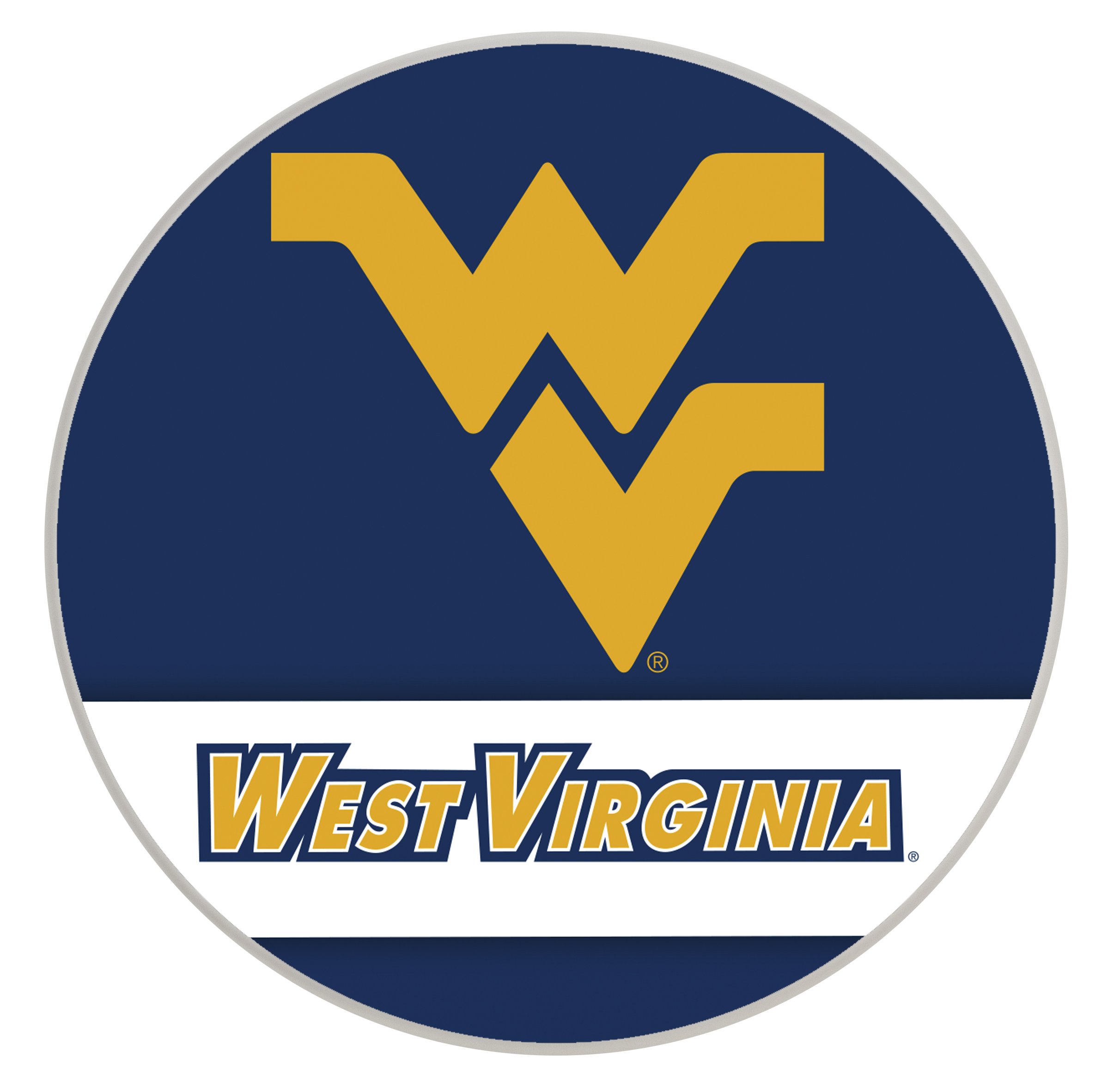 West Virginia Mountaineers Paper Coaster 4 Pack Officially Licensed Collegiate Product