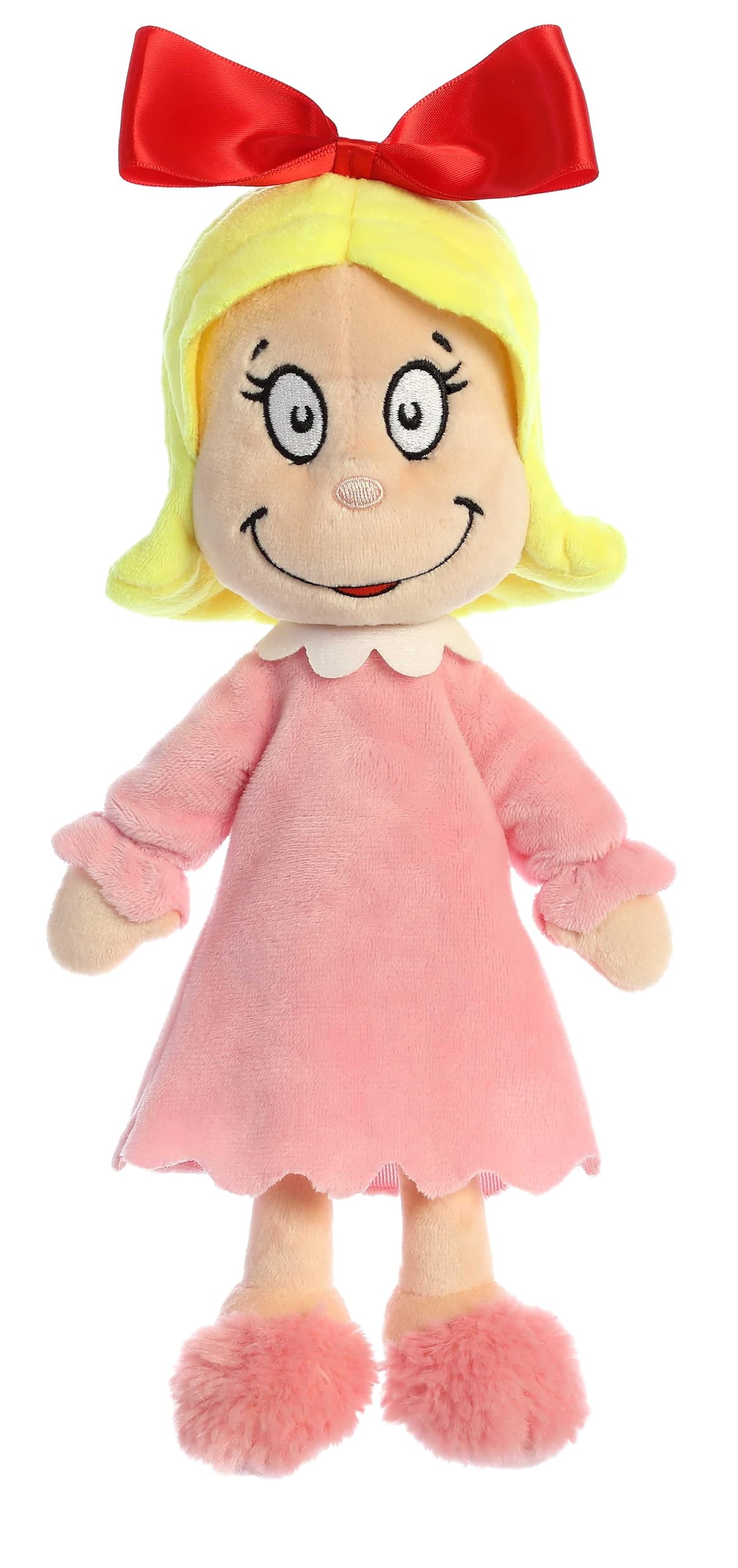 Aurora® Whimsical Dr. Seuss™ Cindy Lou Who Stuffed Animal - Magical Storytelling - Literary Inspiration - Multicolor 12 Inches