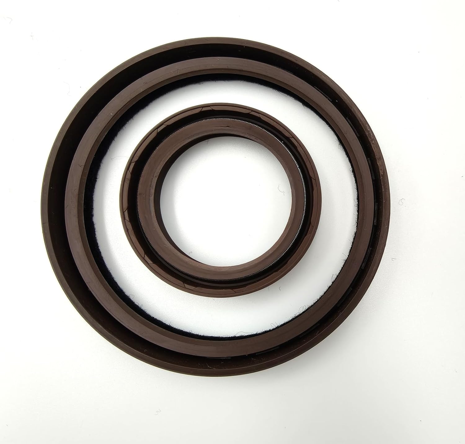 Front Oil Seal 15877-04140 1587704140 & Rear Oil Seal 19215-99160 1921599160 Compatible for Kubota D722 D782 D902 Z482 Z602 Engine