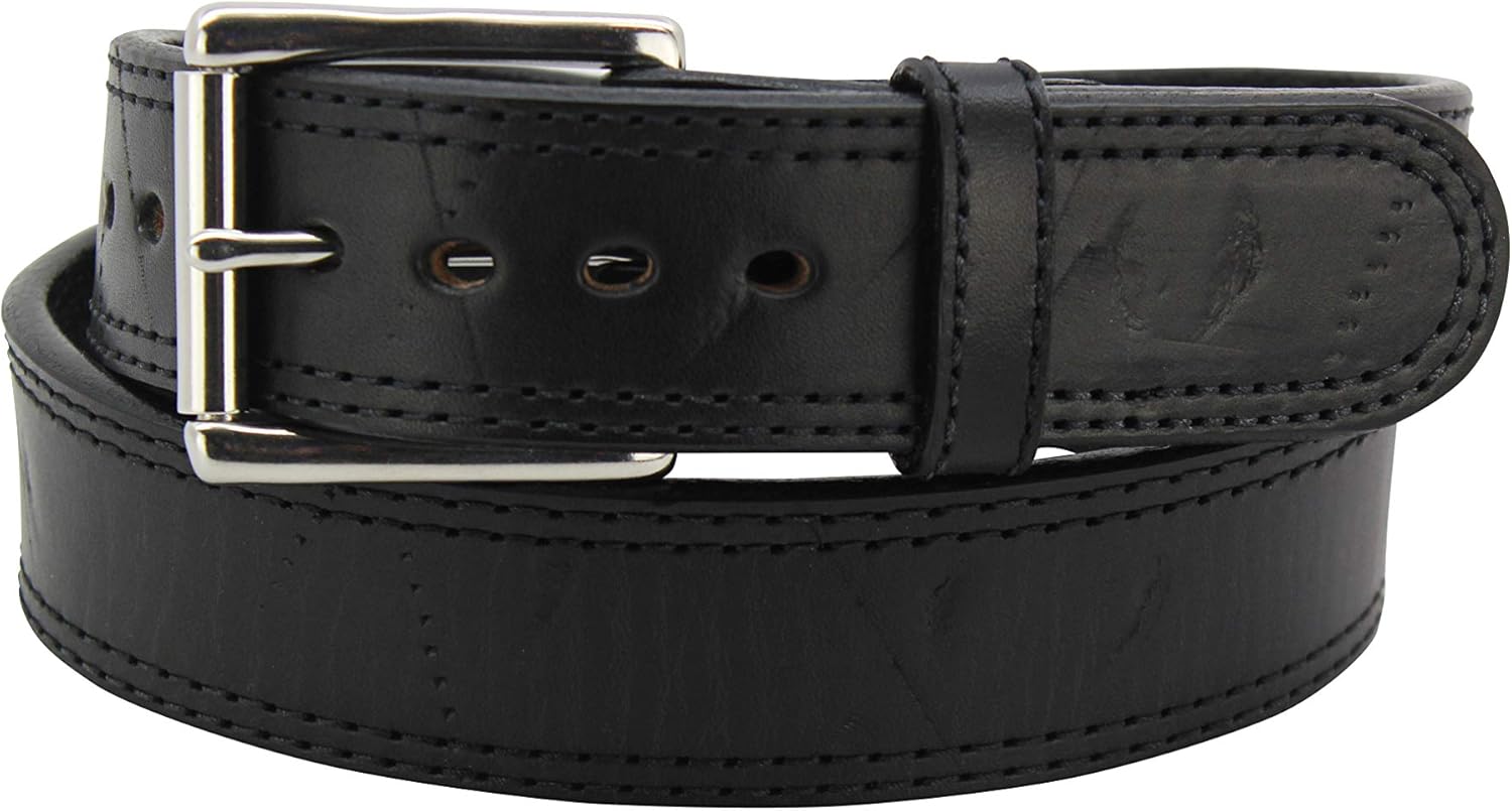 BullhideBelts.com Men's Leather Distressed Belt, 1.75” Wide