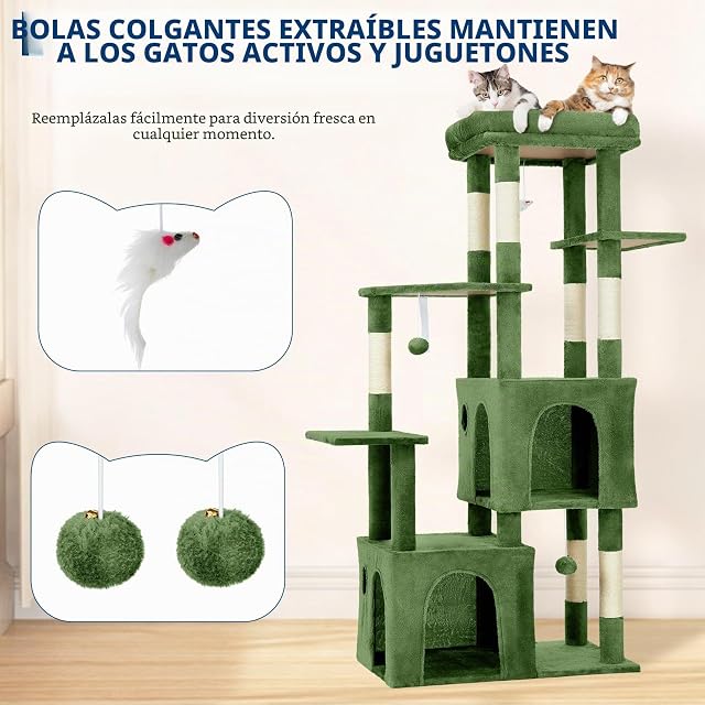Foto 4 de 8 de GarveeHome Torre Rascadora para Gatos Grandes