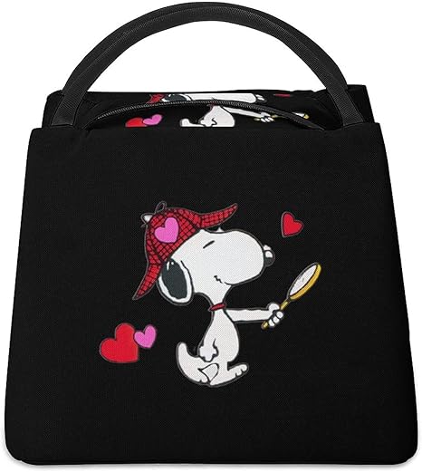 Amazon スヌーピー 手提げ保温バッグ ランチバッグ おしゃれ 持ち運びに便利 断熱 保冷ランチバッグ 大容量 保温 食品収納 お弁当バッグ 軽量 通勤 弁当袋 ランチボックス ランチバッグ ランチ巾着 ランチベルト オンライン通販