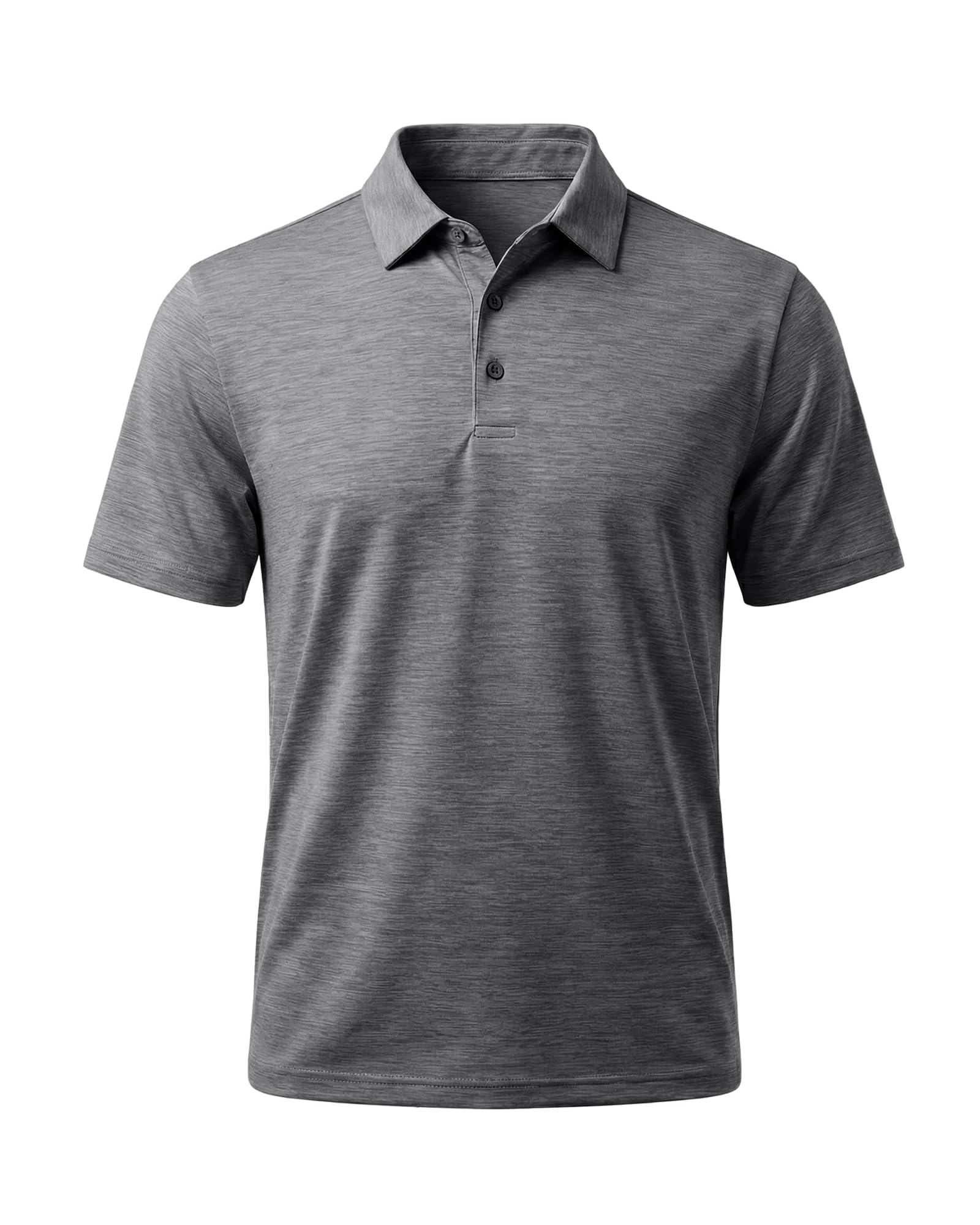 FlexVie Poloshirt Herren Kurzarm Sport Polohemd schnelltrocknend, Atmungsaktives für Männer, Schnelltrocknendes Golfshirt, Leichtes Outdoor Funktionsshirt