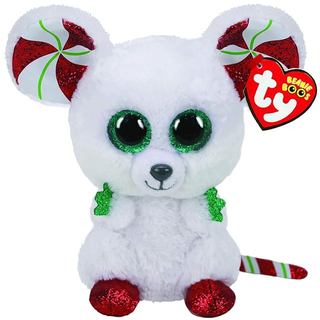 TY Beanie Boo's - Christmas Ratón Chimney - 15 CM