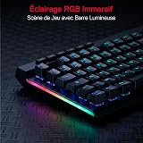 Redragon K580 Pro Clavier Mécanique sans Fil 3 Modes AZERTY RGB Hot Swap - 7