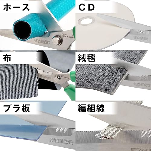 Miniatura 2 de Engineer Las mejores tijeras de combinación versátiles de alto rendimiento con microjeraciones que sostienen el objeto sin deslizamiento, como